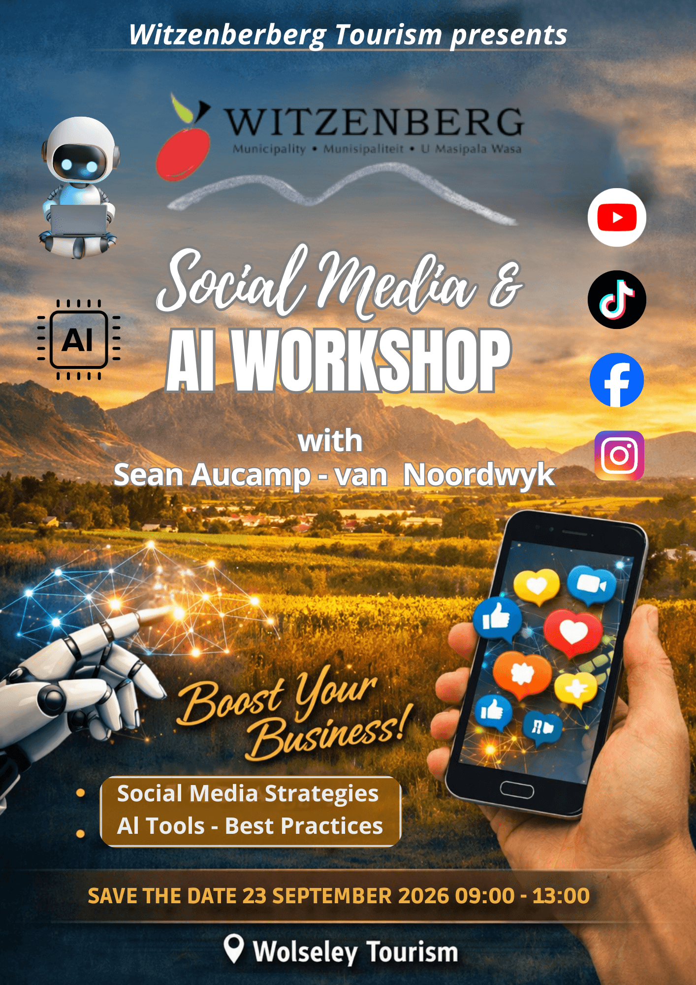 AI workshop concept poster