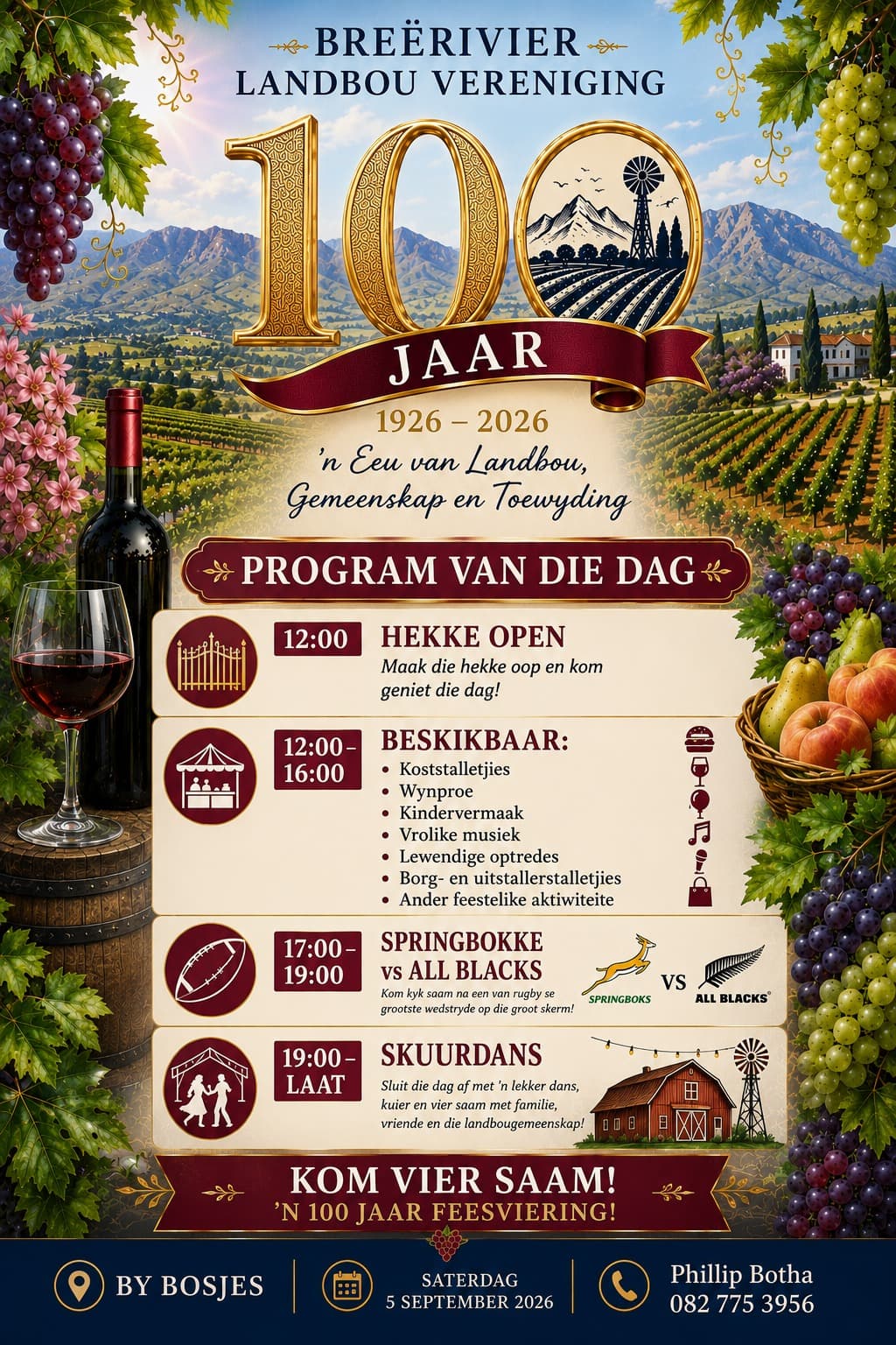 BreeRivier Ladbou Vereniging 100jr