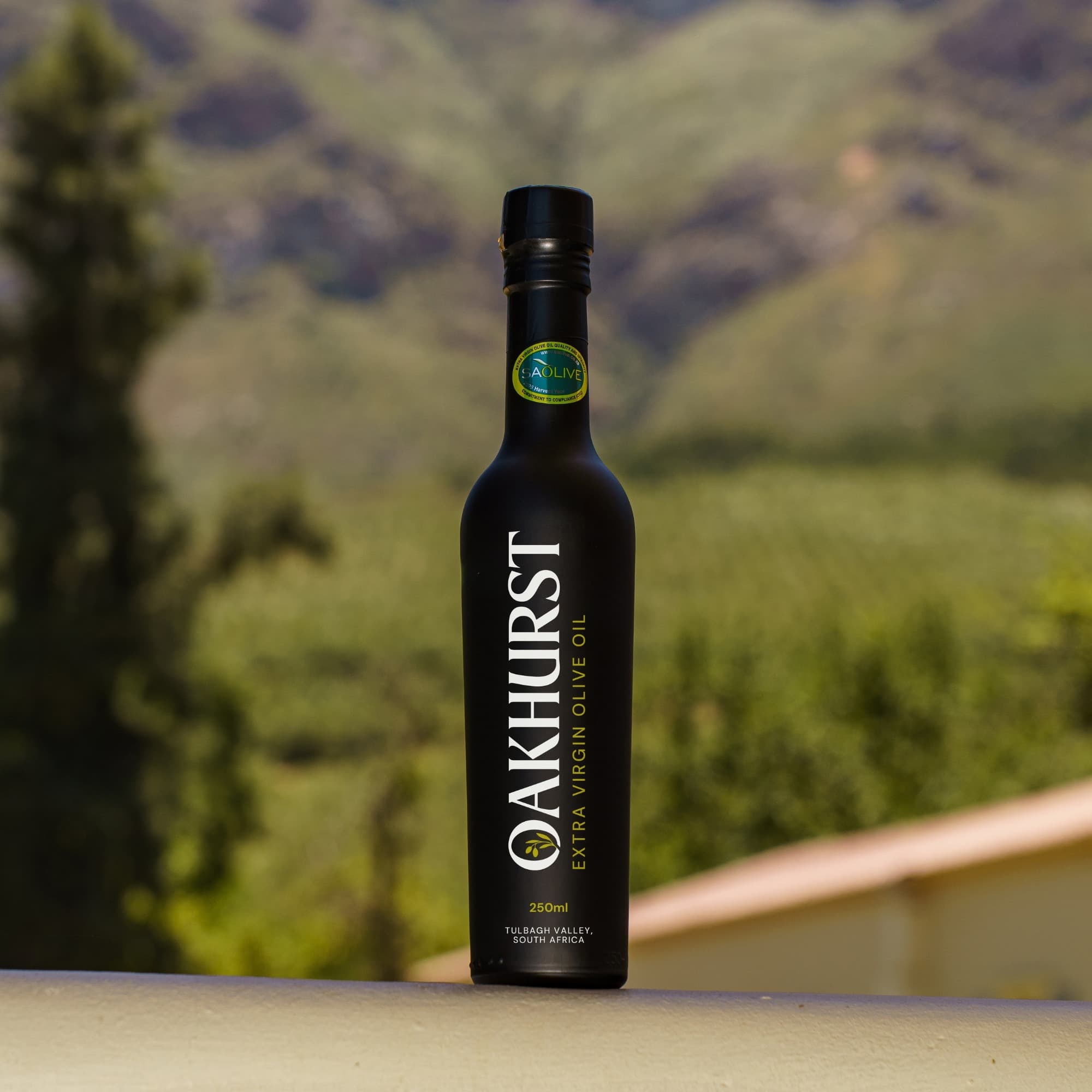 Oakhurst Olives extra virgin cold pressed olive oil from Tulbagh