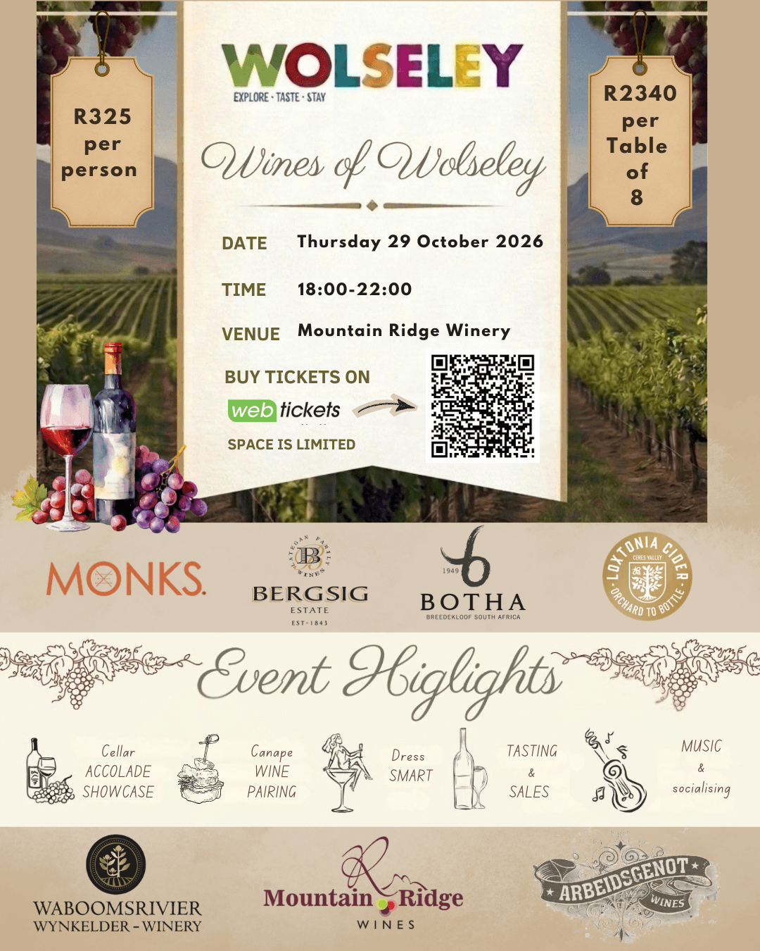 Wines of Wolseley Poster